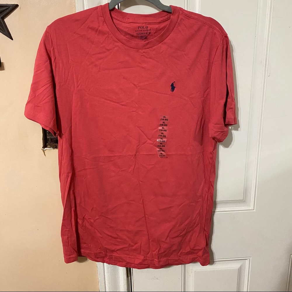 Boys XL polo tshirt light red color